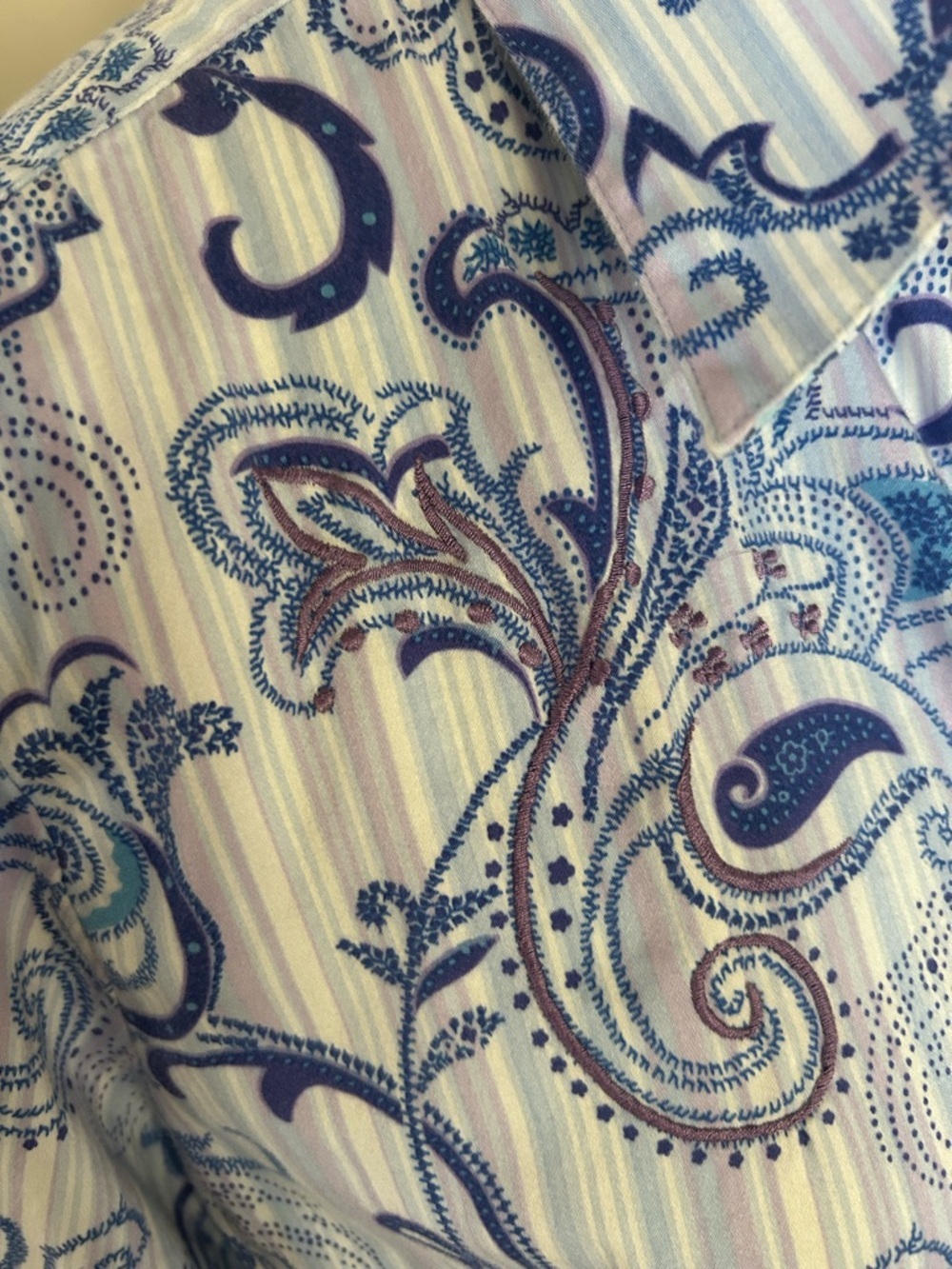Robert Graham 3/4 Sleeve Women’s Button Down Top - Picture 6 of 14